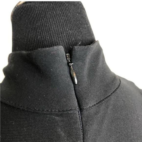 WHBM black layered halter choker sleeveless dress size 2 - Picture 13 of 15